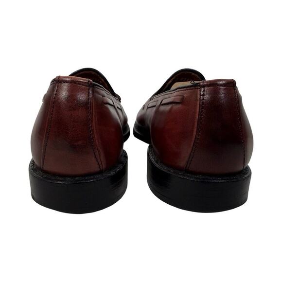 Allen Edmonds Grayson Burgundy Oxblood Tassel Loafers Leather Men\'s Shoe 6.5 D main image 8